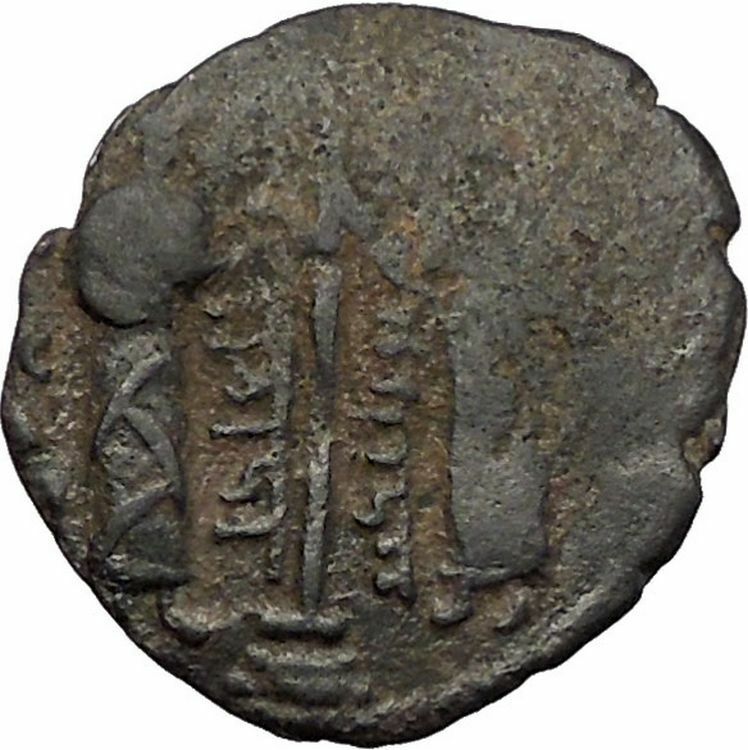 1146AD ARAB BYZANTINE Zangid Atabegs JESUS CHRIST Ancient Islamic Coin i56530