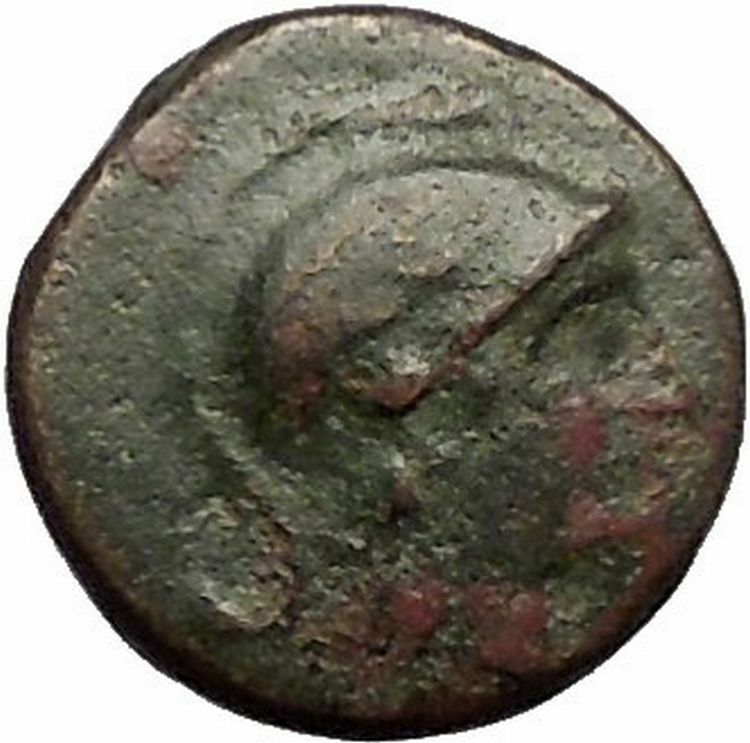 Pergamon in Asia Minor Regal Coinage 282BC Ancient Greek Coin Ivy leaf i57389