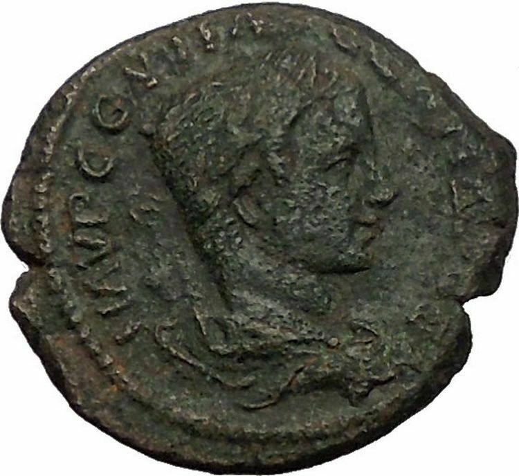 SEVERUS ALEXANDER 222AD Nicaea Bithynia LEGION SYMBOLS Ancient Roman Coin i57286