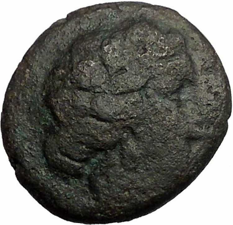 THESSALONICA in MACEDONIA 187BC Dionysus Pegasus RARE Ancient Greek Coin i57540