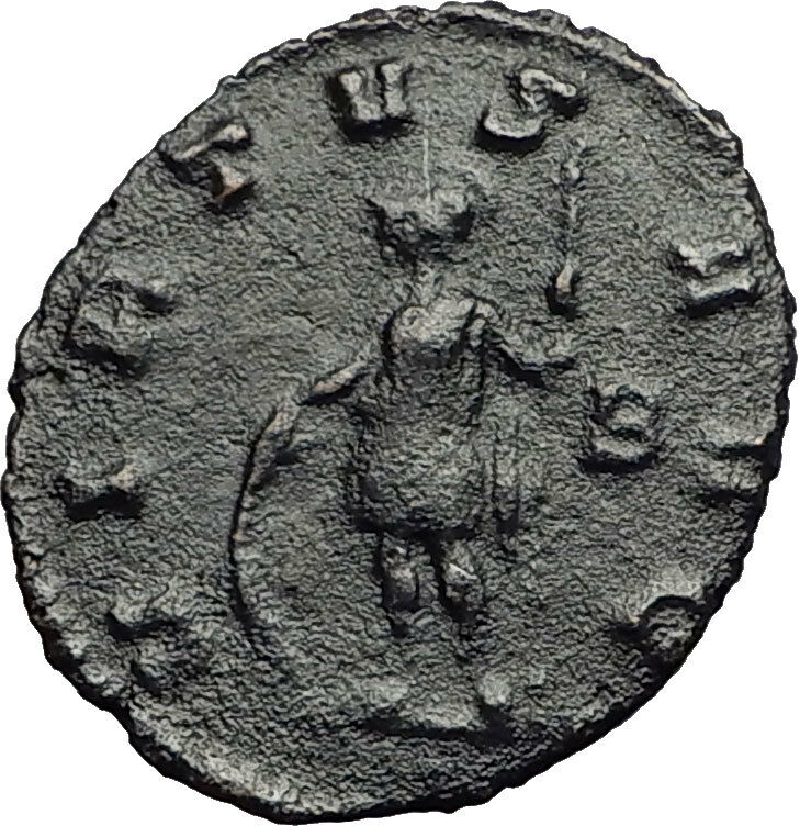 QUINTILLUS 270AD Rome VIRTUS Manliness Nice Authentic Ancient Roman Coin i58658