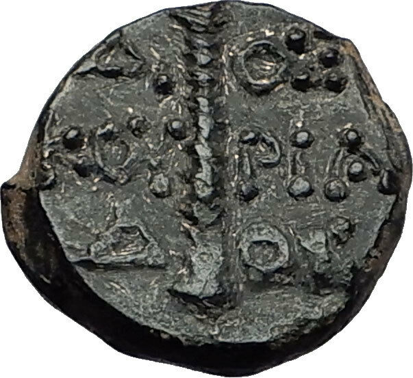 DIOSKOURIAS in KOLCHIS 105BC Mithradates VI Time Greek Coin GEMINI Hats i58396