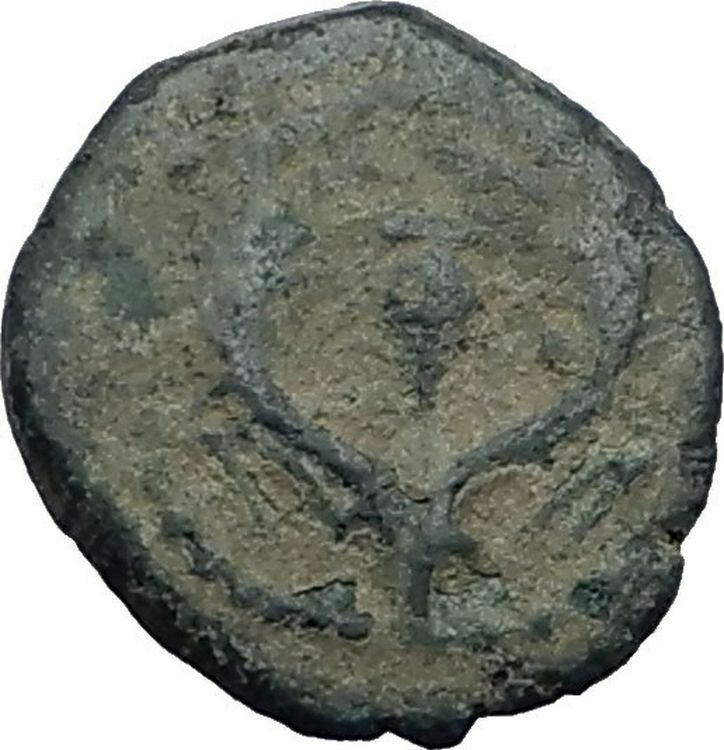 Jewish King ALEXANDER JANNAEUS Ancient Jerusalem WIDOW's MITE Bible Coin i64181