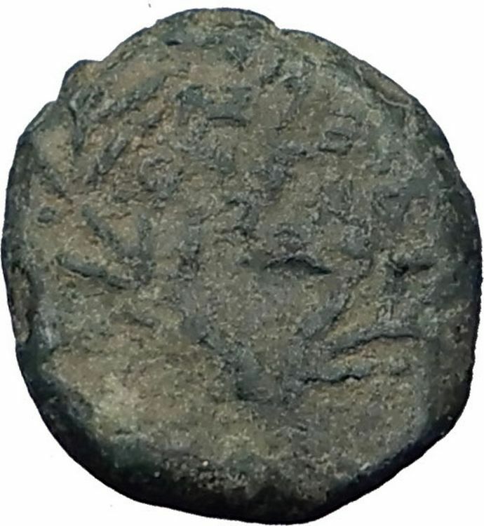 Jewish King ALEXANDER JANNAEUS Ancient Jerusalem WIDOW's MITE Bible Coin i64181