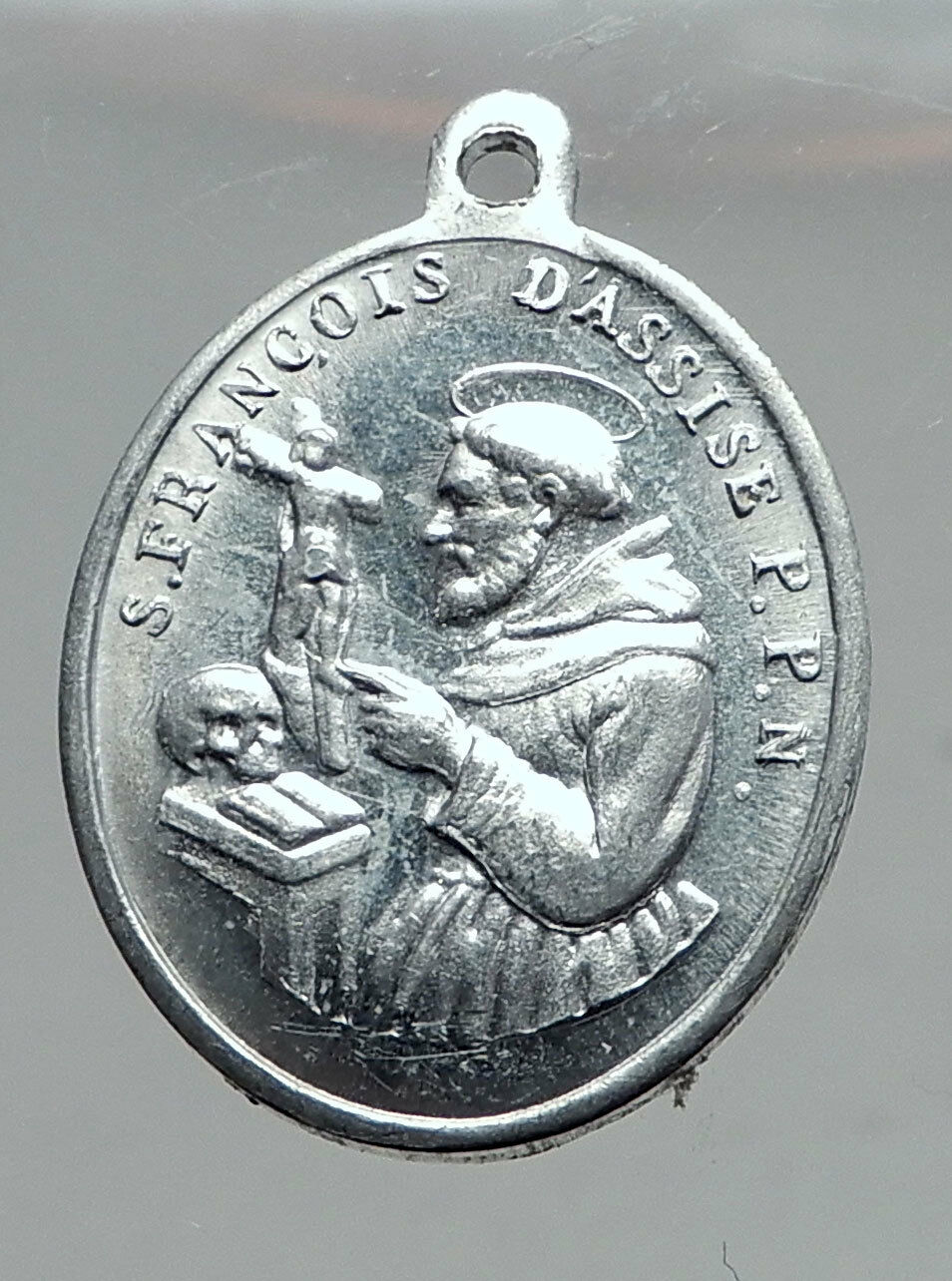 1900-1930's CHRISTIAN Pendant SAINTS Alphonsus Liguori Francis of Assisi i63555