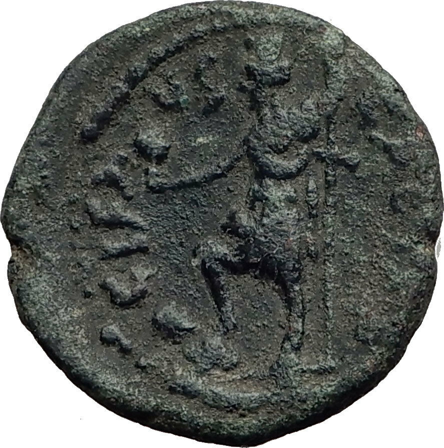 HADRIAN 117AD Caesarea Maritima in Judaea RARE Ancient Roman Coin Tyche i64224