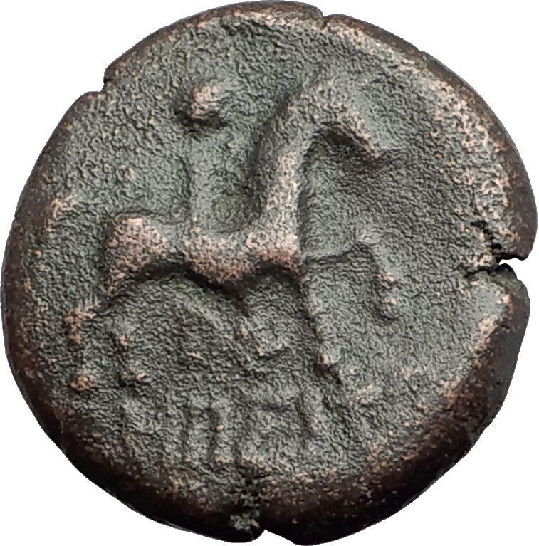 ODESSOS in THRACE 270BC Ancient Greek Coin GREAT GOD Derzelas on HORSE i64433