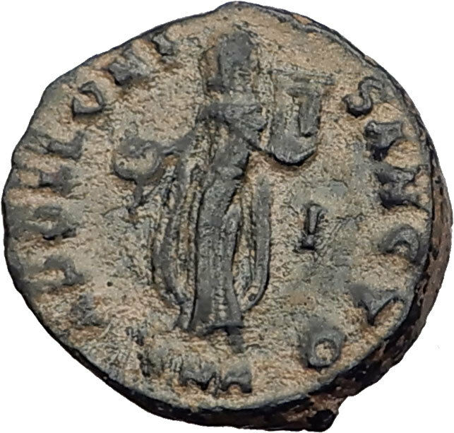 310AD Anonymous Ancient PAGAN Roman Coin GREAT PERSECUTION of CHRISTIANS i64465