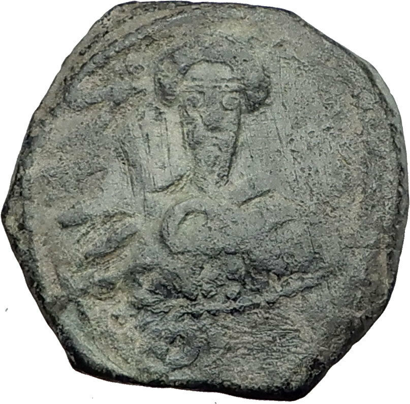 CRUSADERS of Antioch Tancred Ancient 1101AD Byzantine Time Coin CROSS i64466