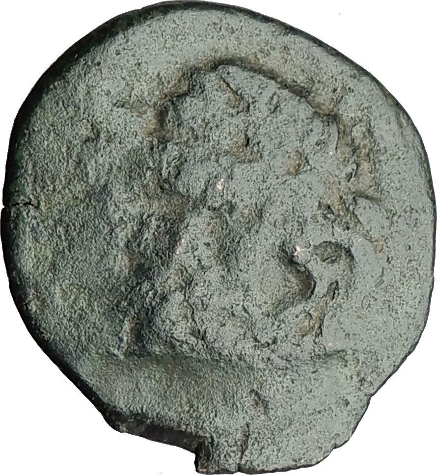 THESSALONICA in Macedonia 1stCenBC Authentic Ancient Greek Coin ZEUS BULL i63784