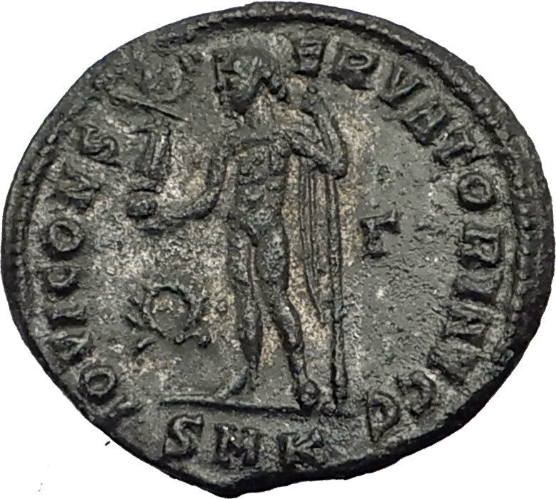 LICINIUS I 317AD Original Authentic Ancient Roman Coin JUPITER VICTORY i64912