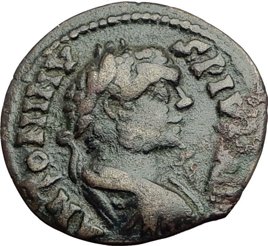 CARACALLA 198AD Genuine Parion Parium Mysia Ancient Roman Coin CAPRICORN i64816