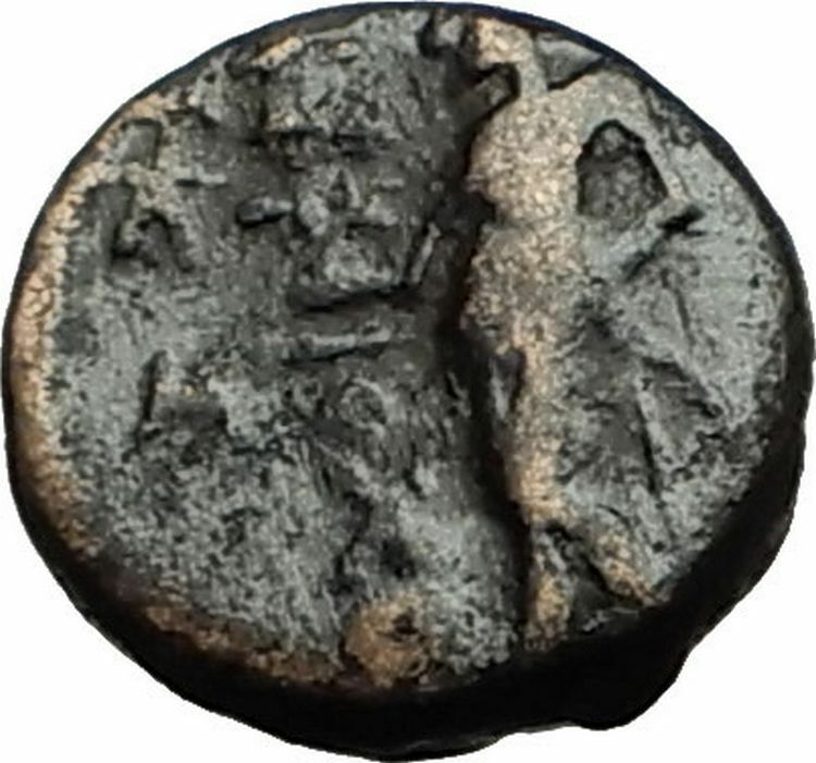 ANTIOCHOS III Megas 222BC Seleukid Authentic Ancient Greek Coin APOLLO i65510