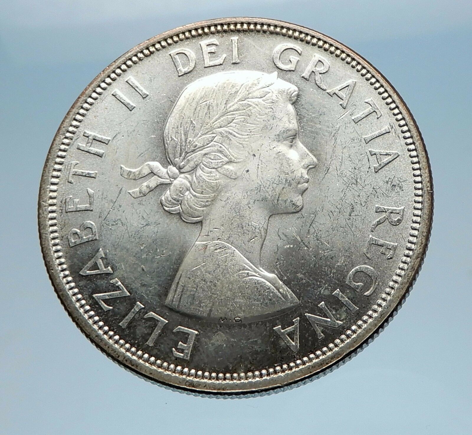 1964 CANADA Quebec Charlottetown Commemorative BIG SILVER Dollar Coin i65582