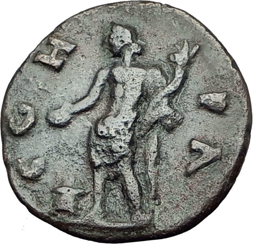 ELAGABALUS 218AD Parion Parium Mysia Authentic Ancient Roman Coin Genius i65180