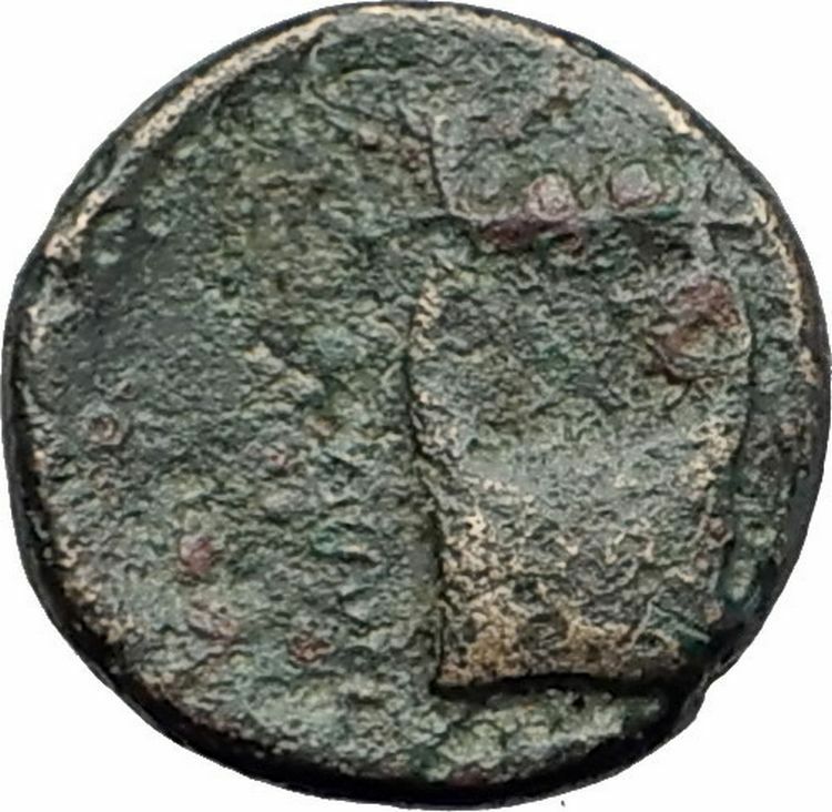 KOLOPHON in IONIA 375BC Rare Authentic Ancient Greek Coin APOLLO & LYRE i64262