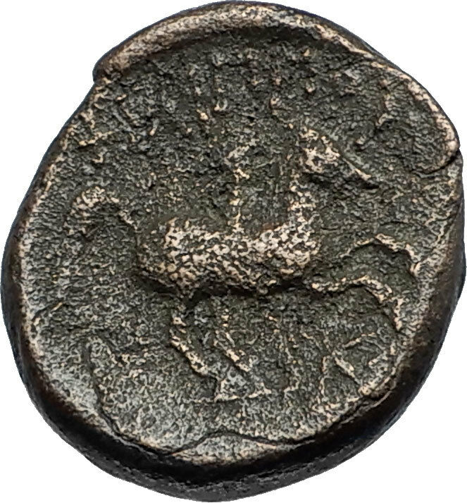 Philip II 359BC Olympic Games HORSE Race WIN Macedonia Ancient Greek Coin i66795