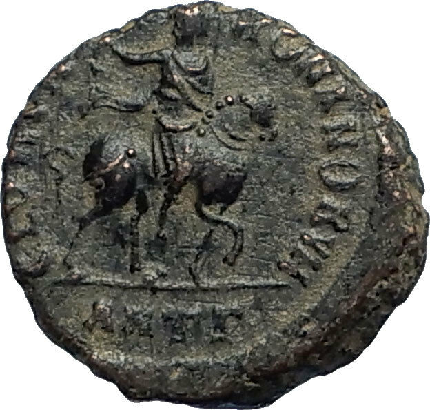 HONORIUS on Horse 392AD Original Genuine Authentic Ancient Roman Coin i67121