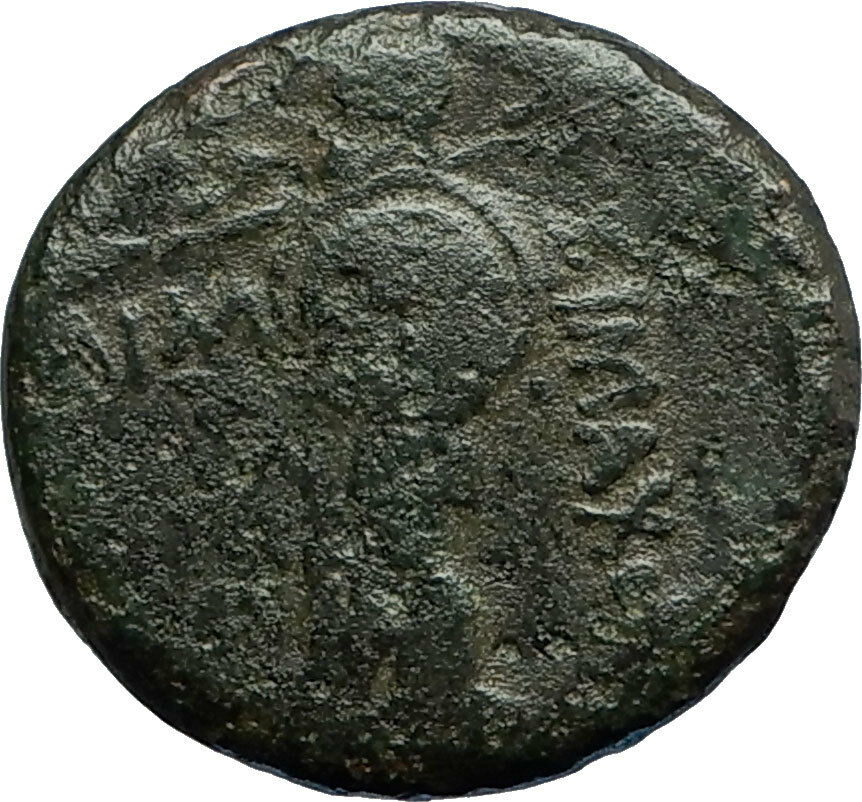 LYSIMACHOS Thrace King 305BC Lampsakos Ancient Greek Coin ATHENA TROPHY i67788