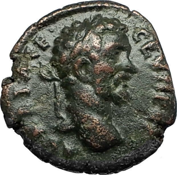 SEPTIMIUS SEVERUS Authentic Ancient 193AD Roman Coin Nicopolis DEMETER i67314