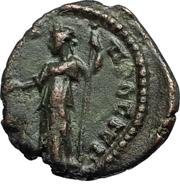 SEPTIMIUS SEVERUS Authentic Ancient 193AD Roman Coin Nicopolis DEMETER i67314