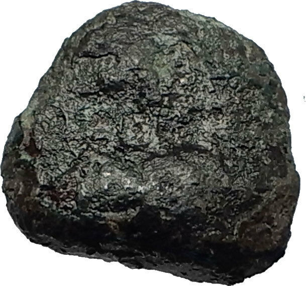 SILENOS aka SILENUS in Sicily Authentic Ancient RARE R1 450BC Greek Coin i67440