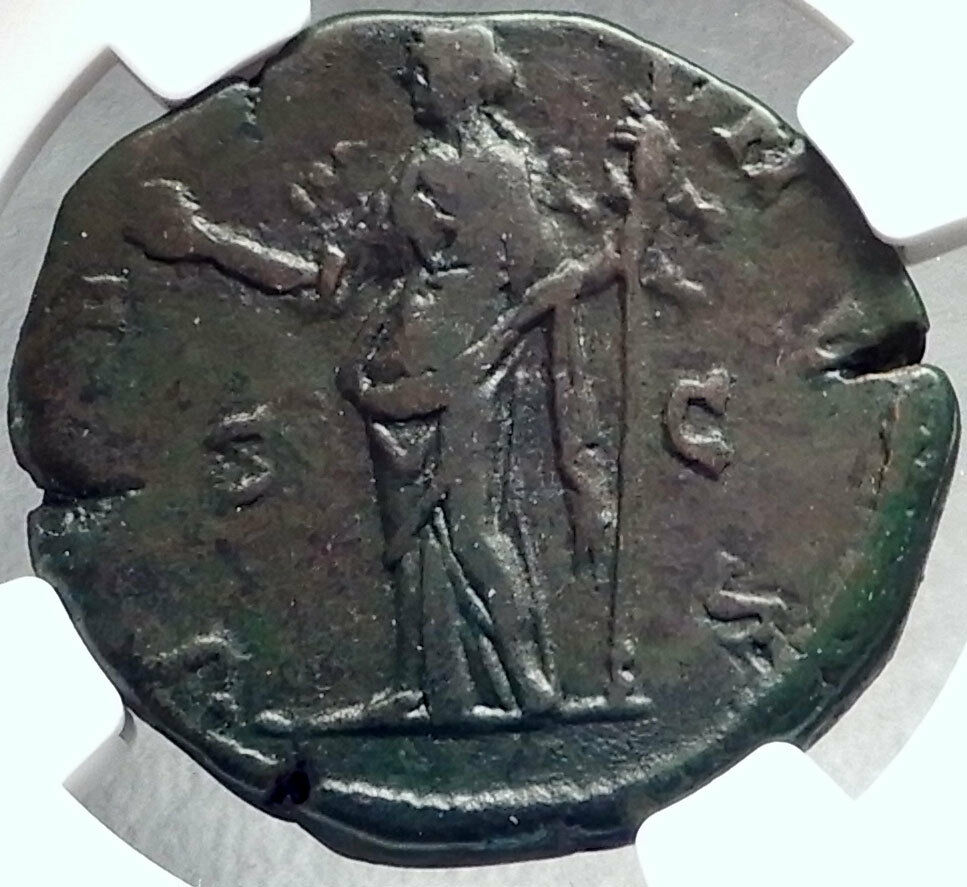 LUCILLA wife of Lucius Verus 161AD Rome Sestertius Ancient Roman Coin NGC i68715