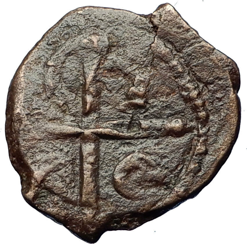 CRUSADERS of Antioch Tancred Ancient 1101AD Byzantine Time Coin St Peter i69507