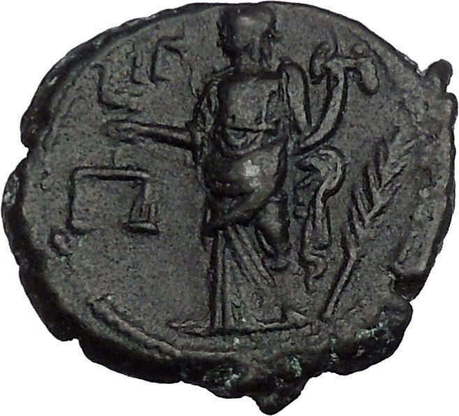 SALONINA Gallienus Wife266AD Alexandria Tetradrachm Dike Virgo Roman Coin i44158