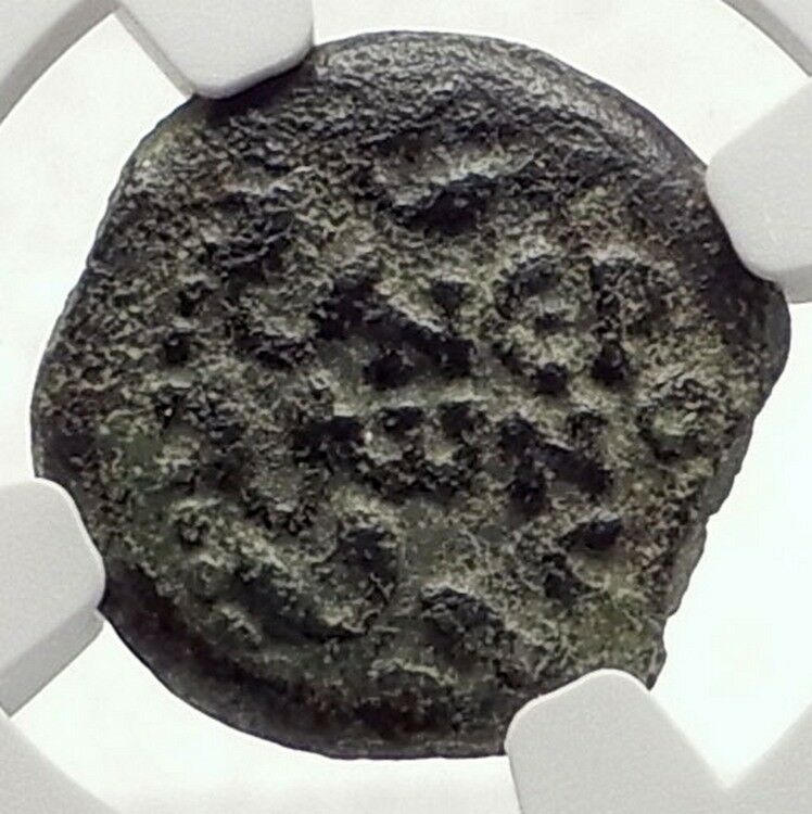 Biblical Jerusalem Saint Paul NERO PORCIUS FESTUS Ancient Roman Coin NGC i70944