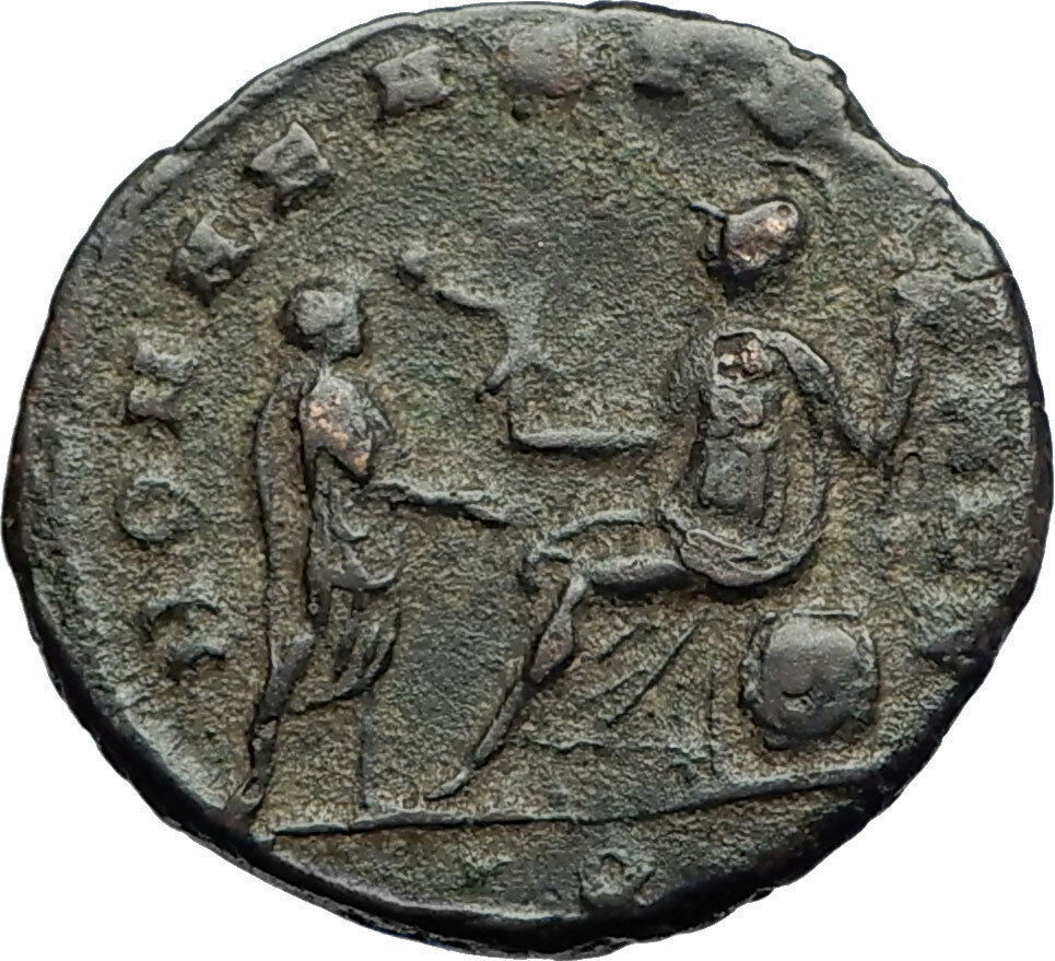 AURELIAN Authentic Ancient 271AD MILAN Genuine Original Roman Coin ROMA i71187