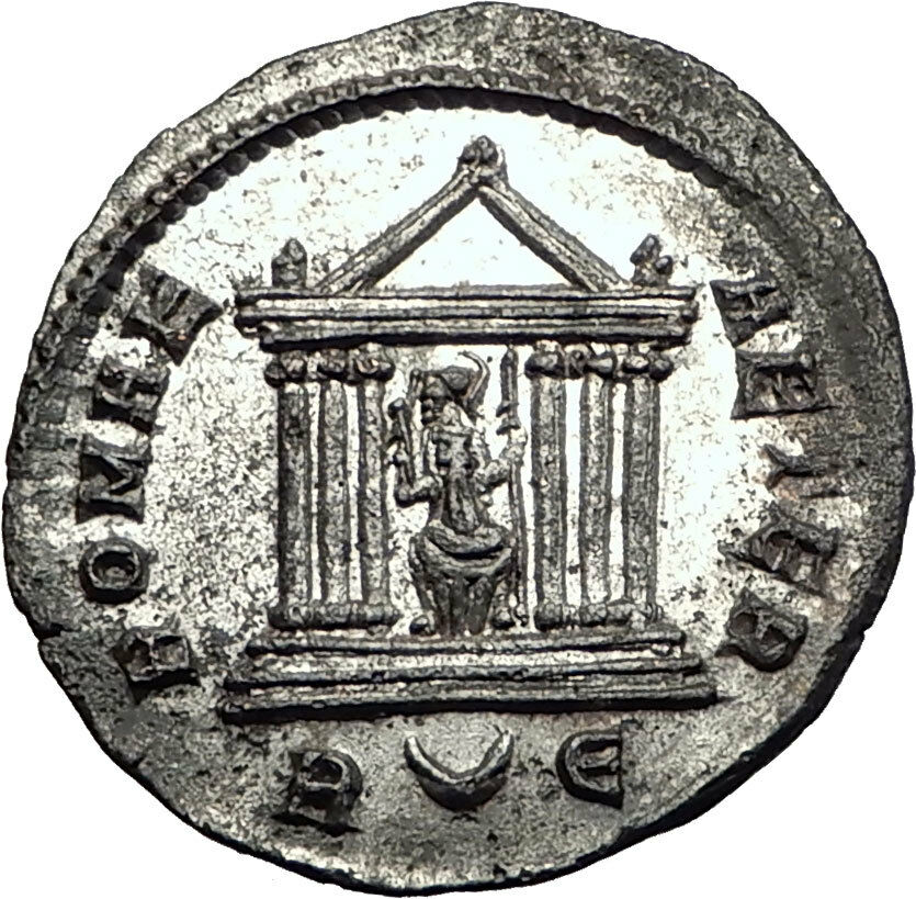 PROBUS 280AD Authentic Rare Ancient Roman Coin Temple of Roma or Venus i59170