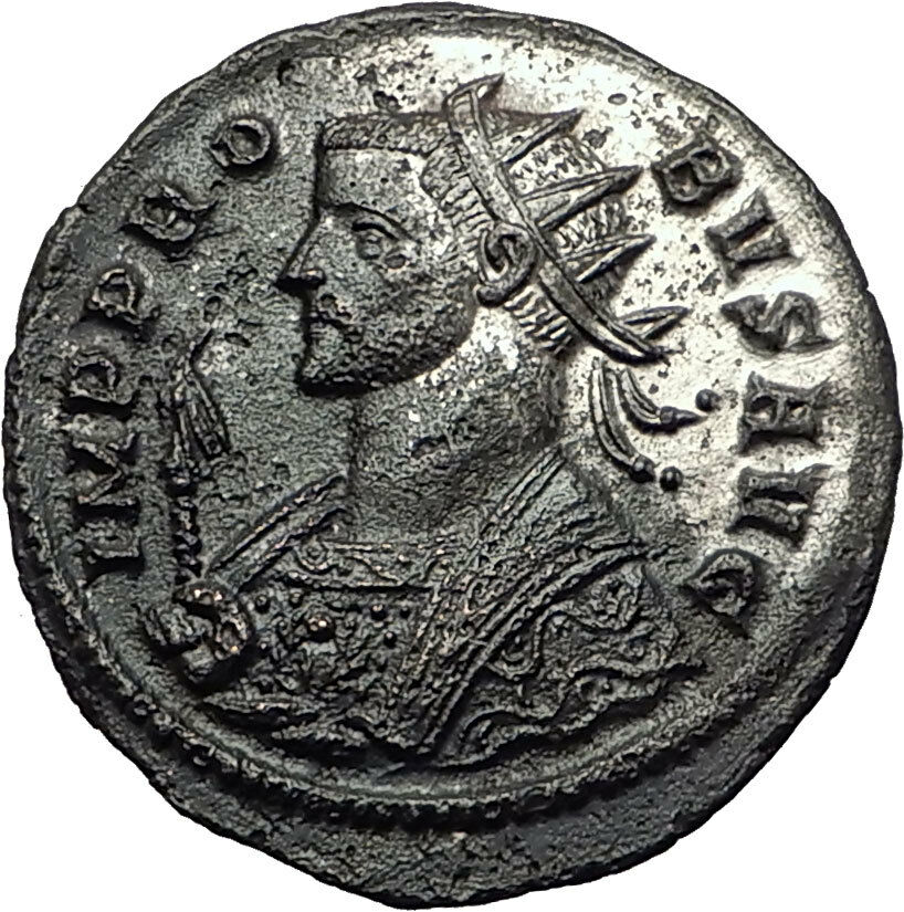 PROBUS 280AD Authentic Rare Ancient Roman Coin Temple of Roma or Venus i59170