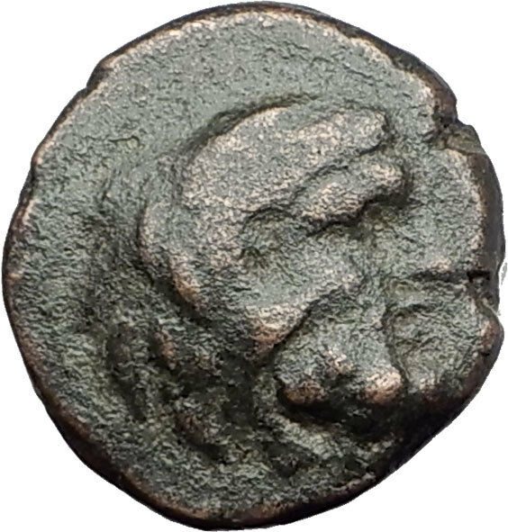 THASOS THRACE Island 250BC RARE R1 Authentic Ancient Greek Coin HERCULES i61560