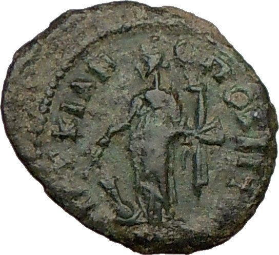 GORDIAN III 238AD Ancient Roman Coin TYCHE LUCK Fortuna i22628