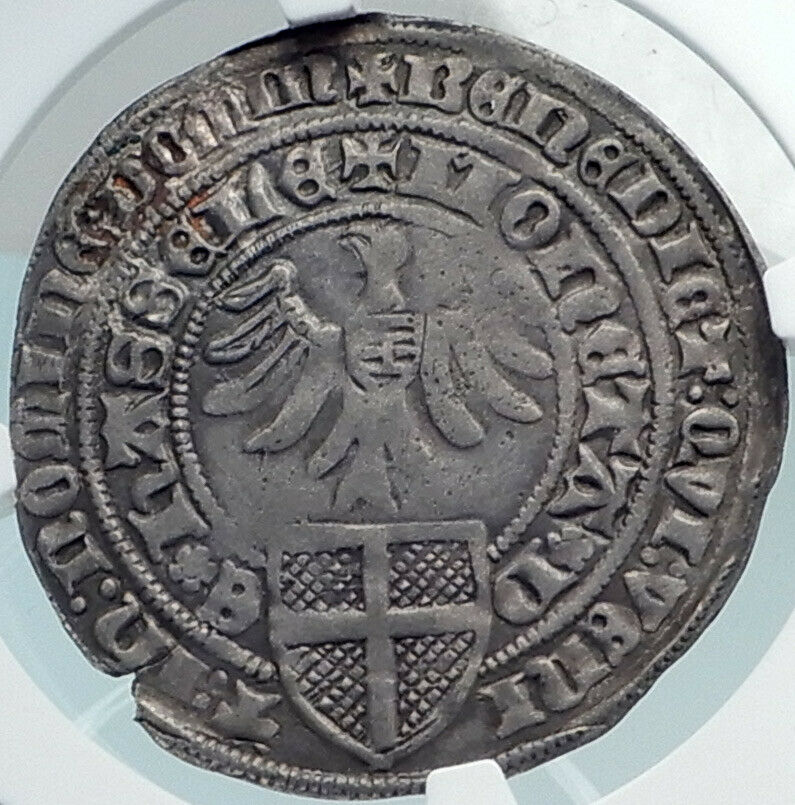 1393-1423 NETHERLANDS Holland ULTRECHT HASSELT Silver Antique Coin NGC i81860