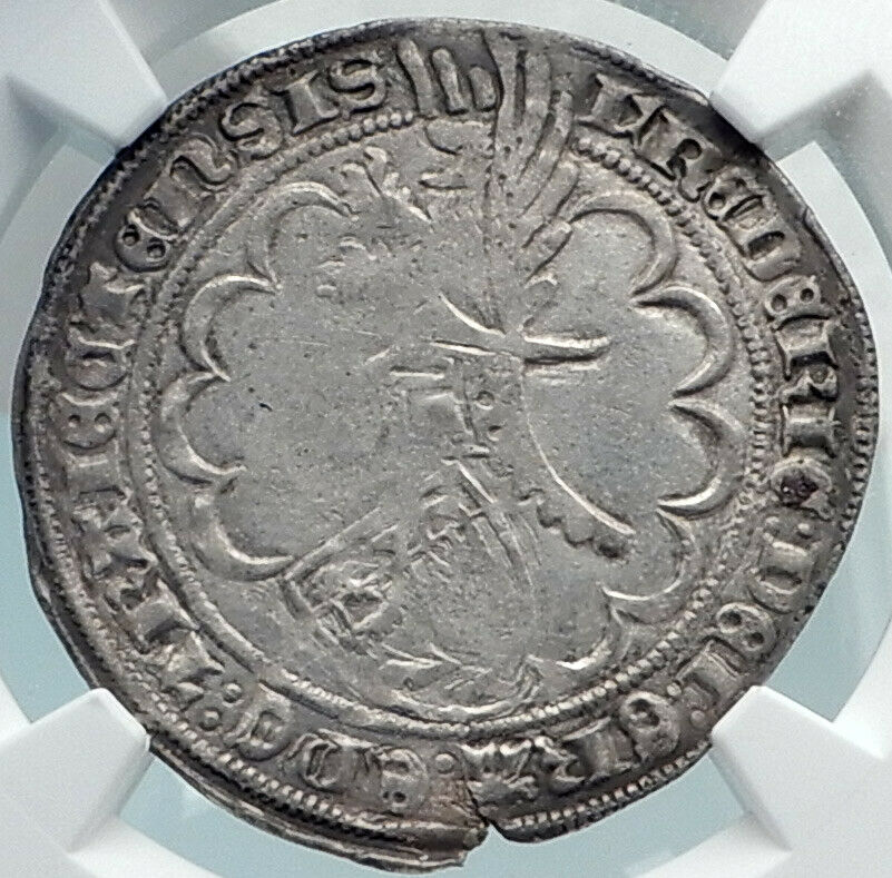 1393-1423 NETHERLANDS Holland ULTRECHT HASSELT Silver Antique Coin NGC i81860