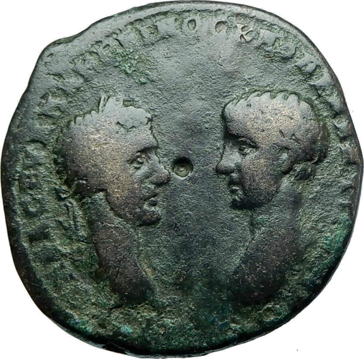 MACRINUS & SON DIADUMENIAN Ancient 217AD Marcianopolis Roman Coin ZEUS i79032