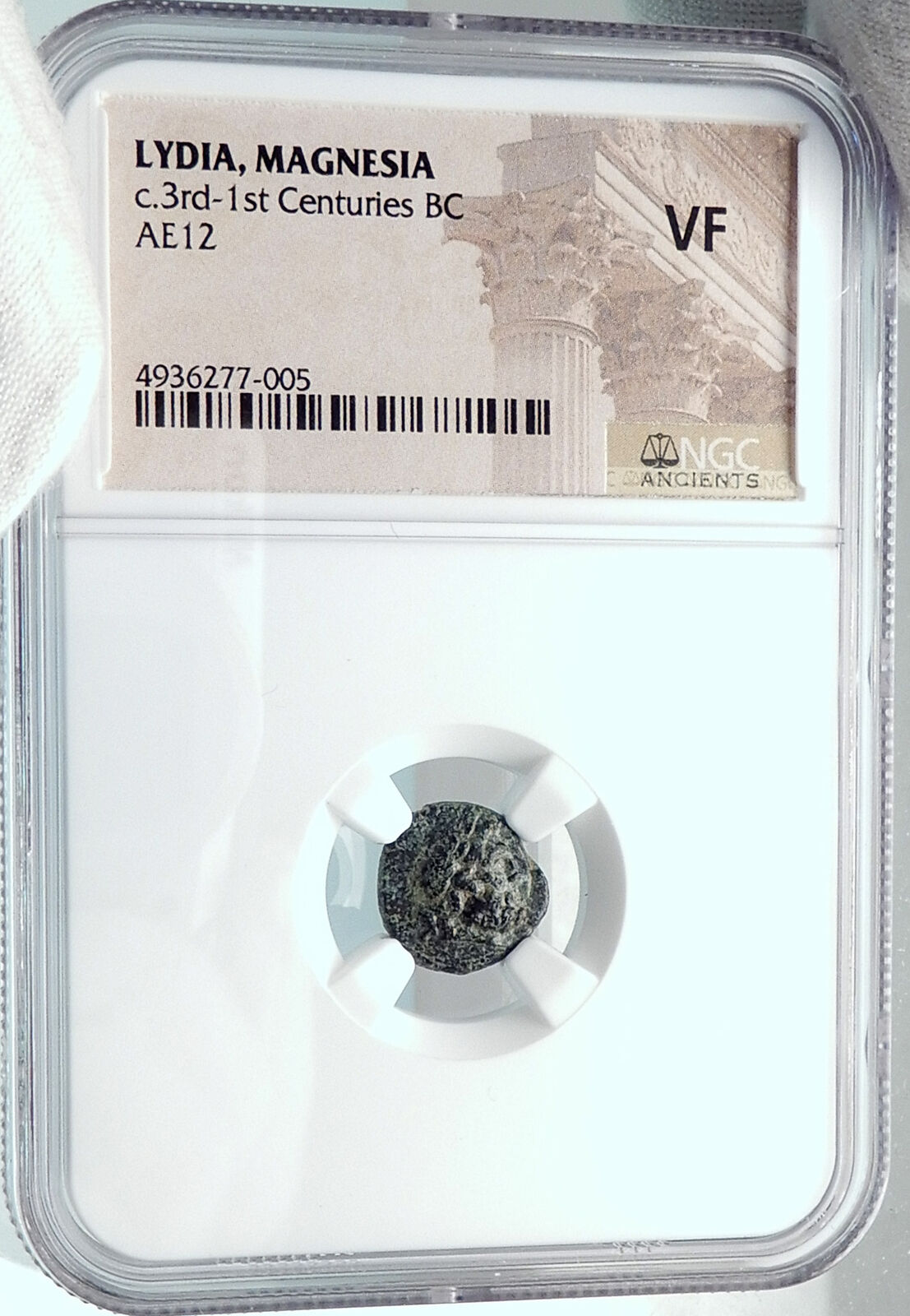 Magnesia ad Sipylum in Lydia Authentic Ancient 3-1CenBC Greek Coin NGC i81902