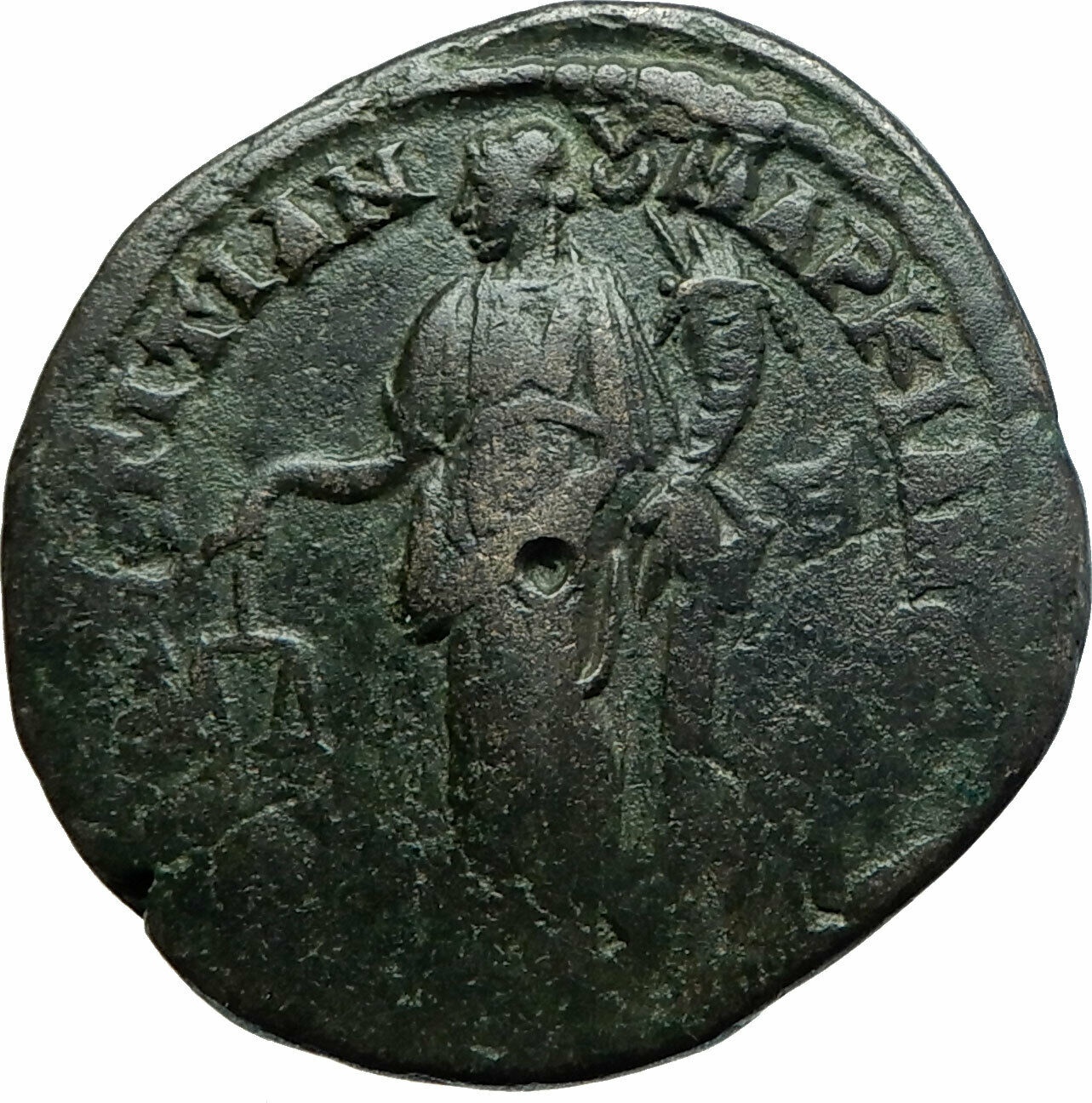 ELAGABALUS JULIA MAESA 218AD Ancient Marcianopolis Roman Coin Dikaiosyne i79042