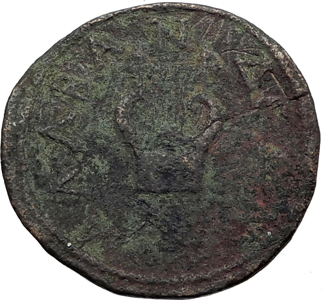 CARCALLA 198AD Alabanda in Caria Lyre Rare Authentic Ancient Roman Coin i44352