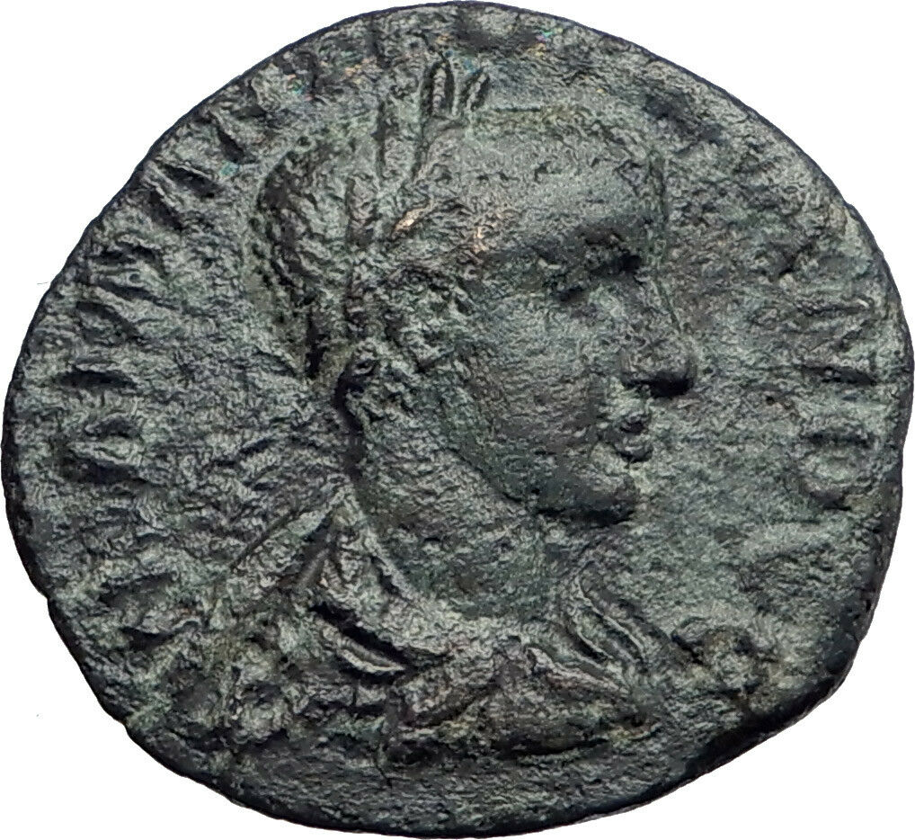 GORDIAN III 244AD Caesarea Cappadocia Grain Ears Ancient Roman Coin i43619