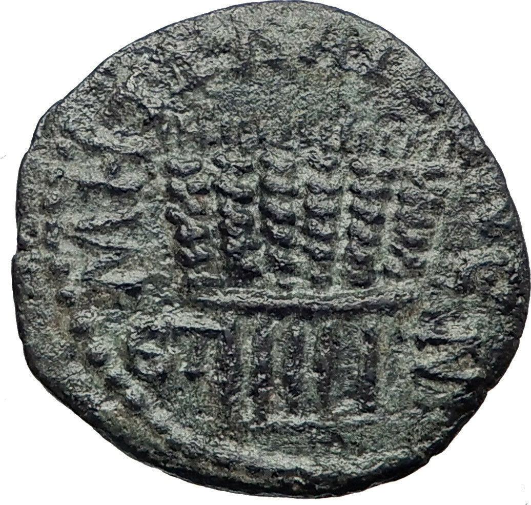 GORDIAN III 244AD Caesarea Cappadocia Grain Ears Ancient Roman Coin i43619