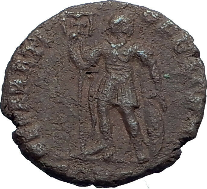 Procopius Roman Usurper against Valentinian I 365AD Roman Coin Labarum i42948