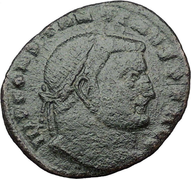 Constantine I The Great 313AD Ancient Roman Coin Nude Jupiter w Nike i32449