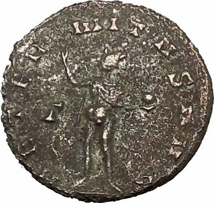 Gallienus son of Valerian I Billon Ancient Roman Coin Sol Sun God Cult i39571