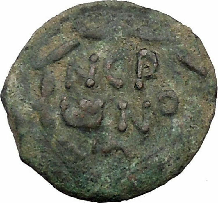 Porcius Festus Jerusalem Nero Ancient Greek / Roman Coin Palm branch i36717