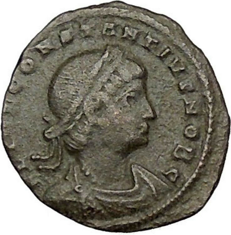 CONSTANTIUS II son of Constantine the Great Roman Coin Glory of Army i39379