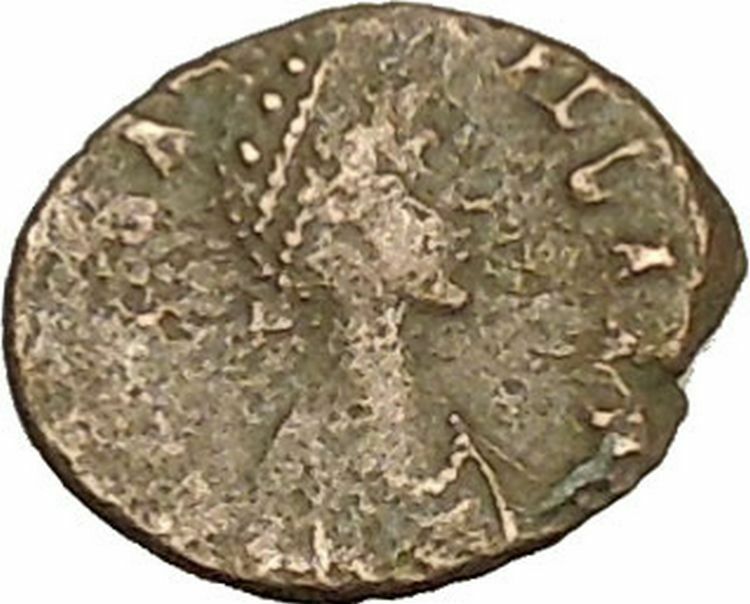 AELIA FLACILLA Ancient Roman Coin VICTORY Cult CHI-RHO Christ monogram i40192