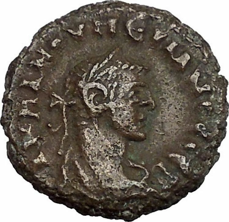 NUMERIAN 283AD Alexandria in Egypt Roma with Victory Ancient Roman Coin i42179